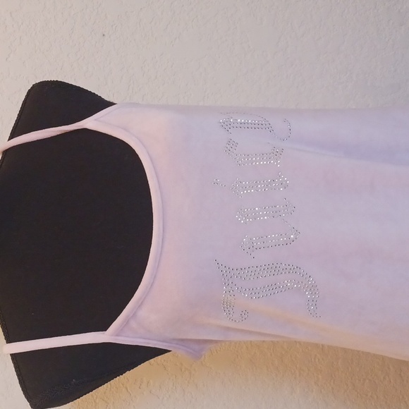 Juicy Couture Light Pink Sleepwear Dress with Silver Logo Size Medium - Picture 2 of 7